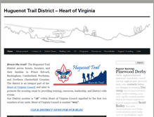 Tablet Screenshot of huguenottrail.org